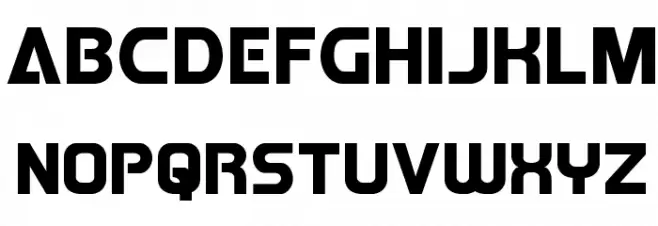 Redline Font Litere mari
