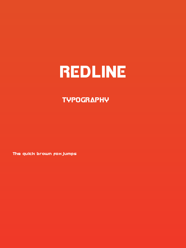 Redline Poster