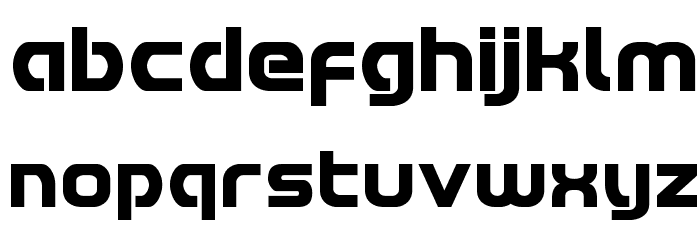 Redline Font LOWERCASE
