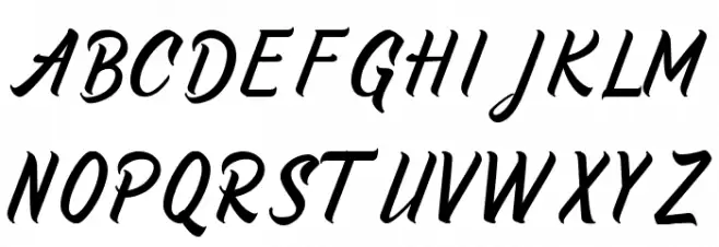 Redlineryh 字体 大写