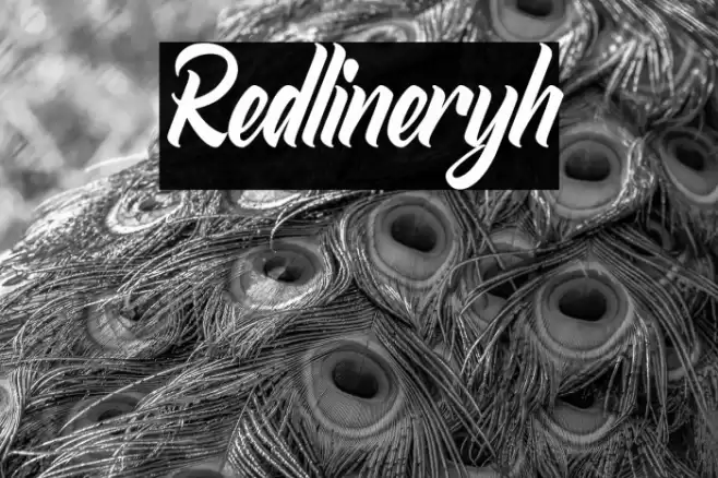 Redlineryh Font examples