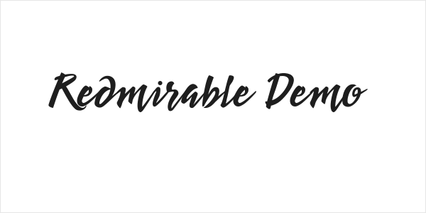 Redmirable Demo  Logo