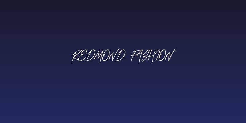 Redmond Fashion Social Header