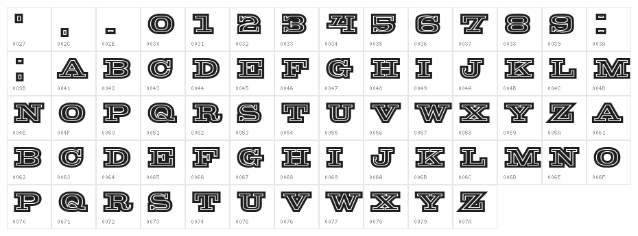 Redneck Heavy Character Map