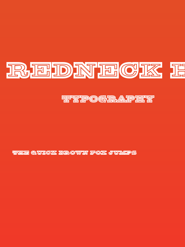 Redneck Heavy Poster