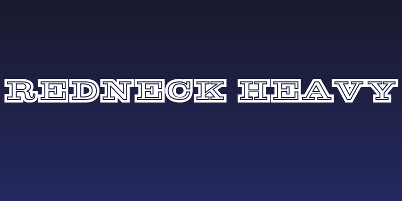 Redneck Heavy Social Header