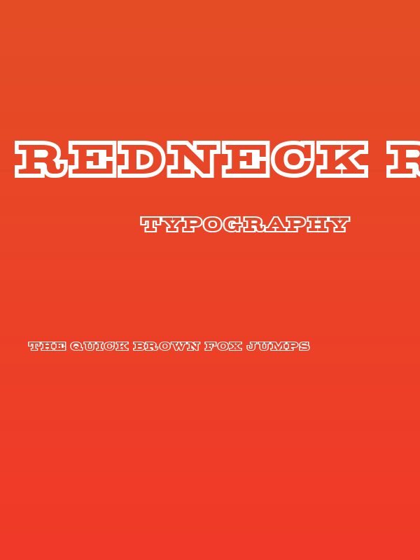 Redneck Regular Poster