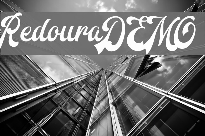 RedouraDEMO Font examples