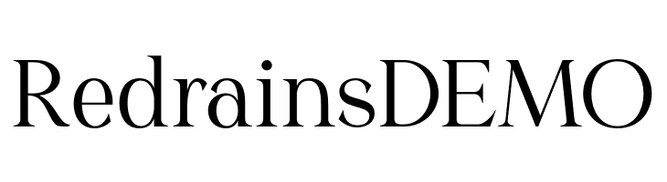 Redrains DEMO  font caratteri gratis
