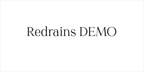 Redrains DEMO Logo