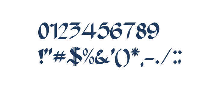 Redro Regular Other Characters