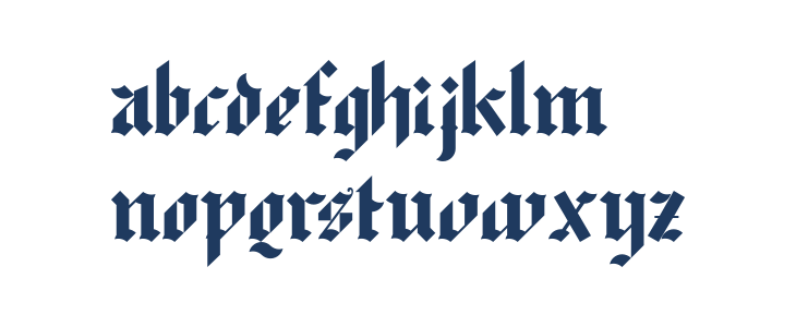 Redro Regular Lowercase