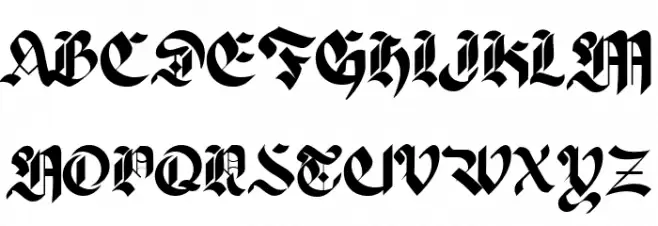 Redro tall Regular Schriftart Groß