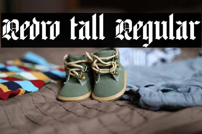 Redro tall Regular Example 2