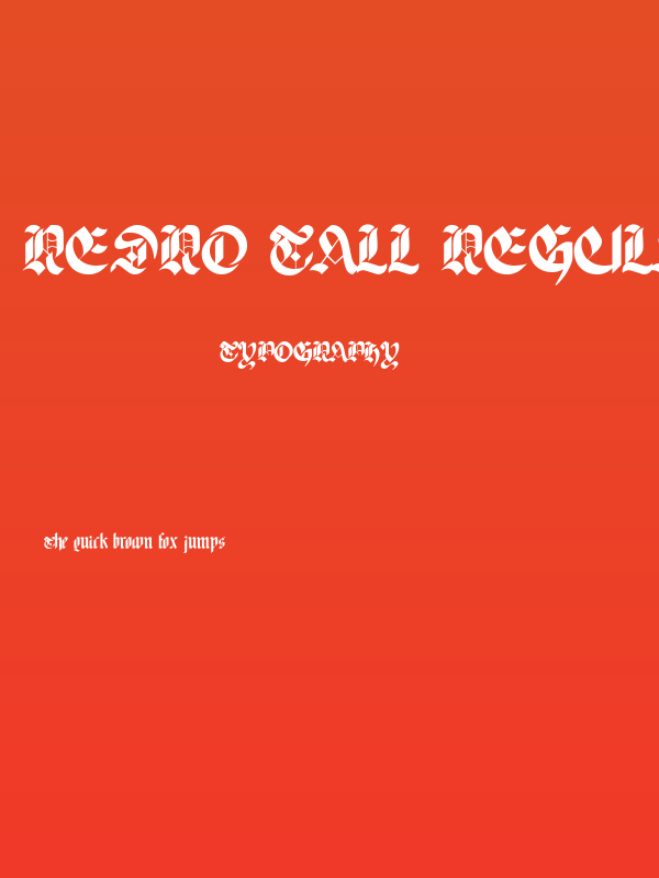 Redro tall Regular Poster