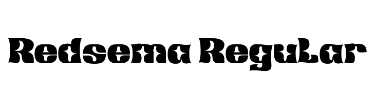 Redsema Regular  Free Fonts Download