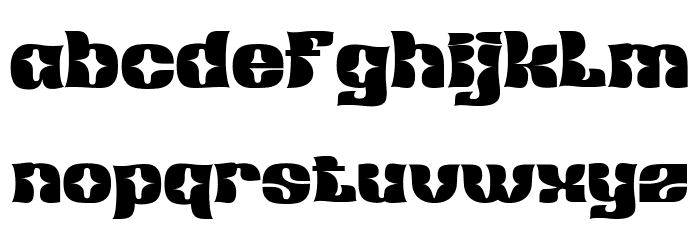 Redsema Regular Font LOWERCASE