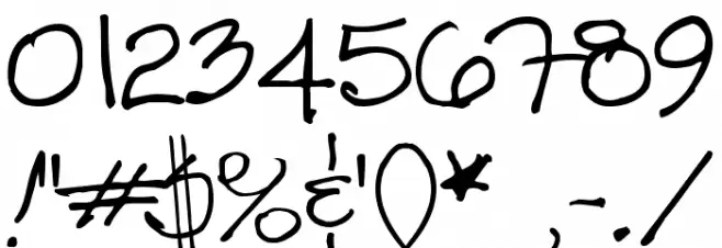 Redstar Font OTHER CHARS