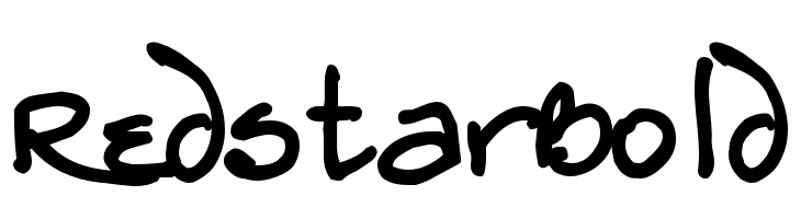 RedstarBold  フリーフォントのダウンロード