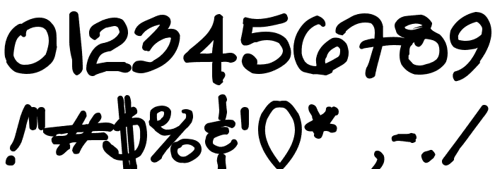 RedstarBold Font OTHER CHARS