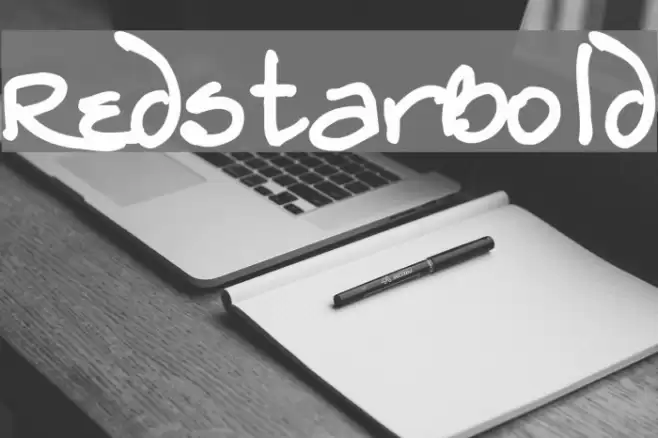 RedstarBold Font examples