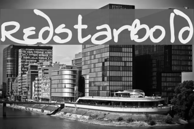 RedstarBold Font examples