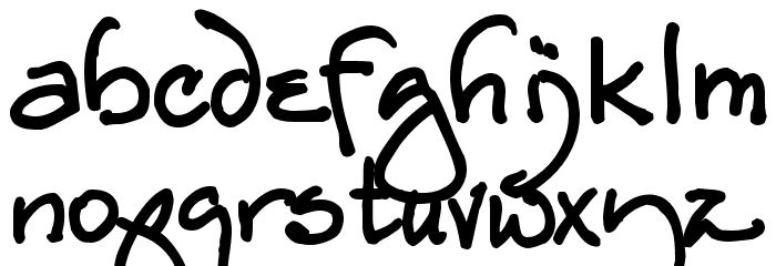 RedstarBold Font LOWERCASE