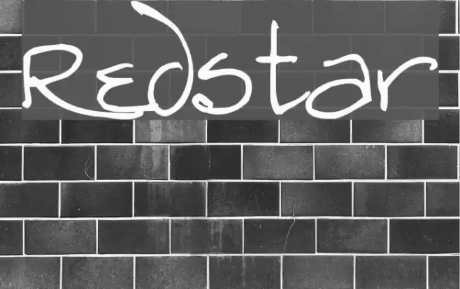 Redstar Font examples