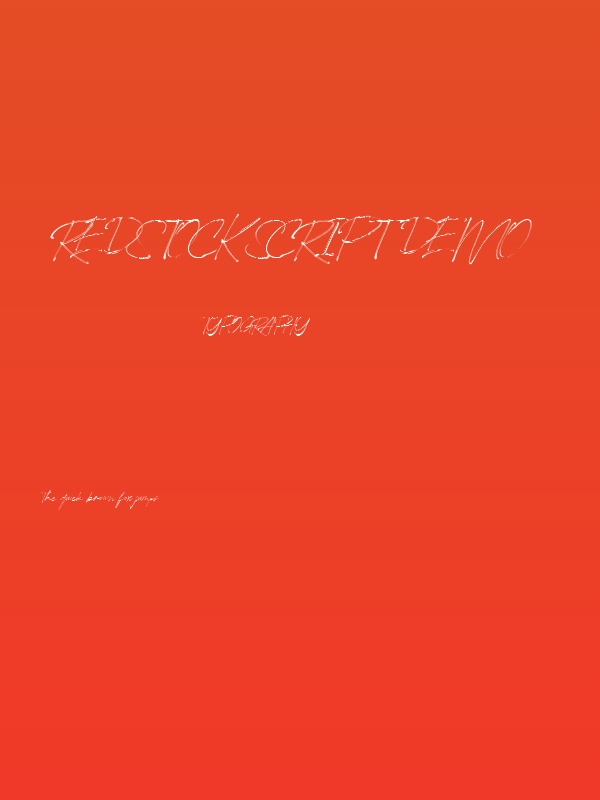 Redstock Script DEMO Poster