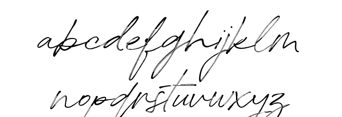 Redstock Script DEMO Font LOWERCASE