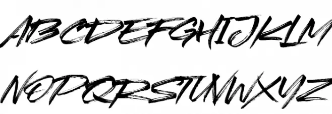 Redtowns Font UPPERCASE