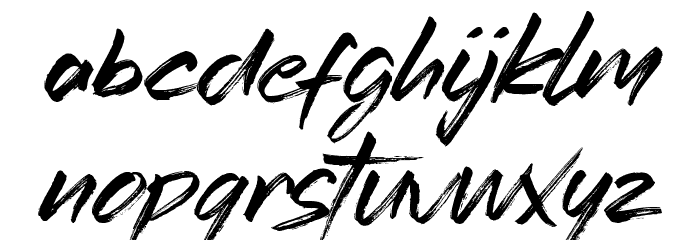Redtowns Font LOWERCASE