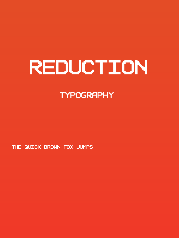 Reduction Poster