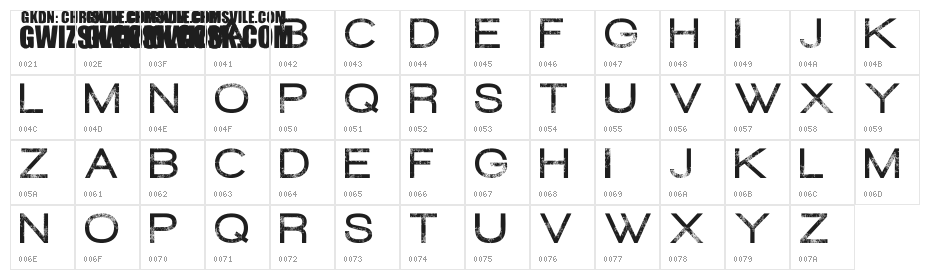 Redux Regular Character Map