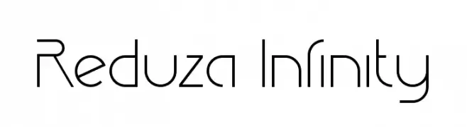 Reduza Infinity  Скачать бесплатные шрифты