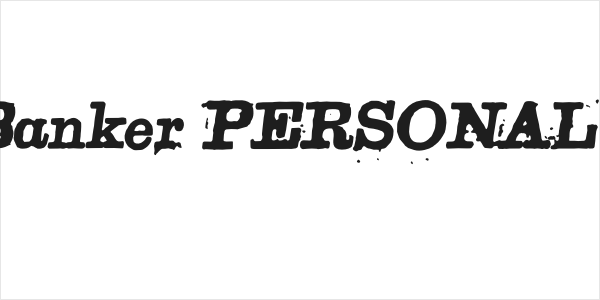 Redwater Banker PERSONAL USE Italic Logo