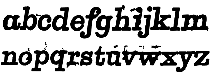 Redwater Banker PERSONAL USE Italic Font LOWERCASE