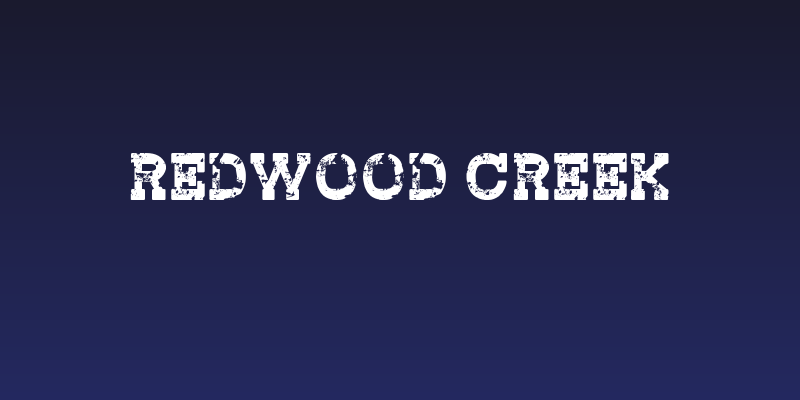 Redwood Creek Social Header