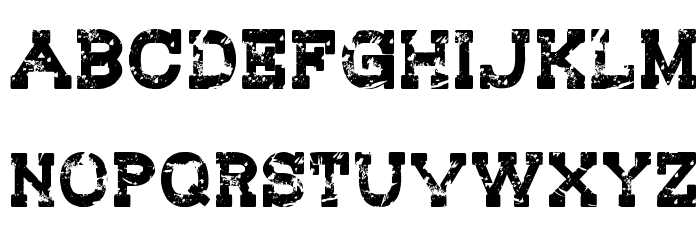 Redwood Creek Font LOWERCASE