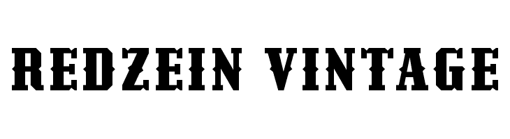 Redzein Vintage  font caratteri gratis