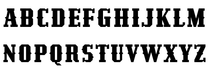 Redzein Vintage Font LOWERCASE