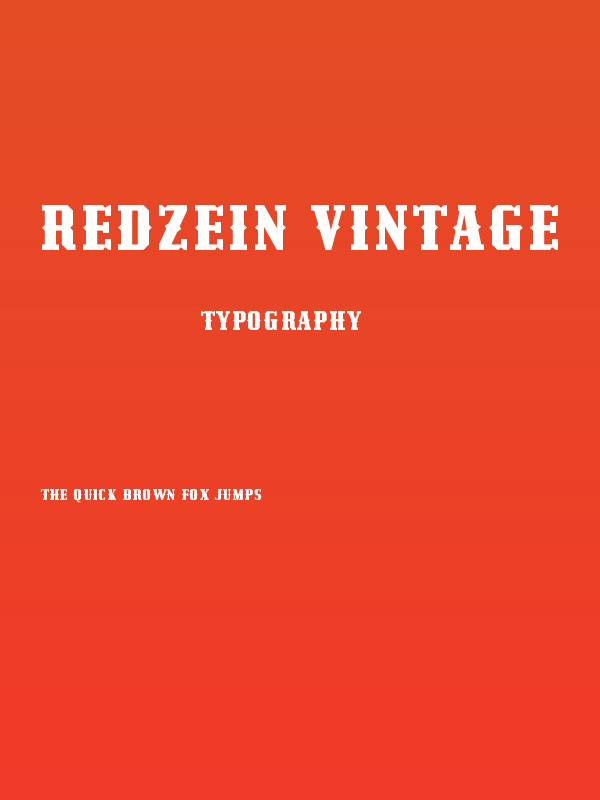 Redzein Vintage Poster