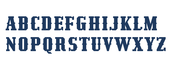 Redzein Vintage Lowercase