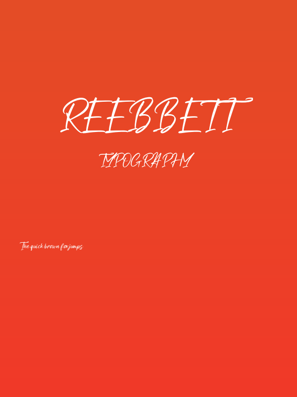 Reebbett Poster