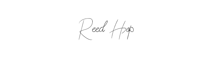 Reed Hop Fonte
