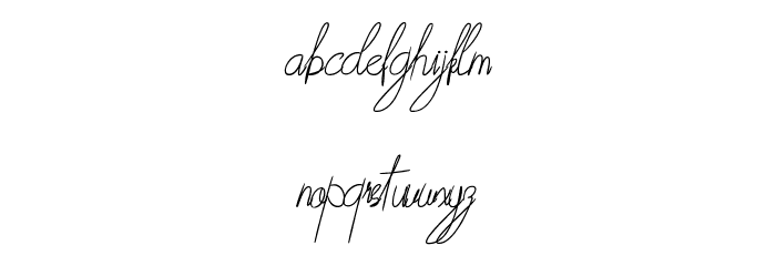 Reed Hop Font LOWERCASE
