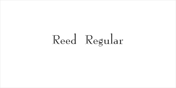 Reed Regular Logo