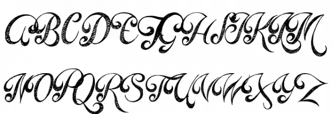 Reed of Love Schriftart Groß