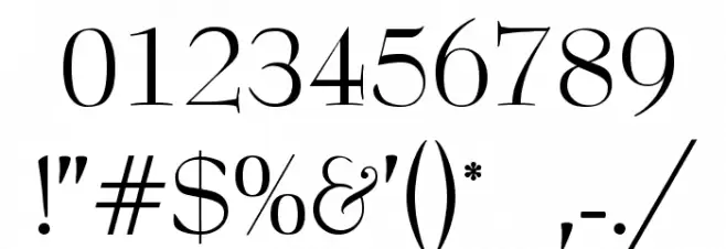 ReedFont Font OTHER CHARS