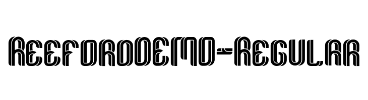 ReefordDEMO-Regular  フリーフォントのダウンロード